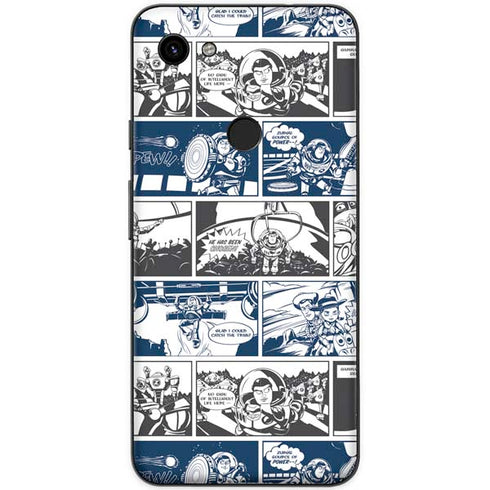 Disney Toy Story Comic Strip Google Pixel 3a XL Skin